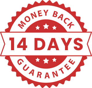 14 day money back guarantee badge