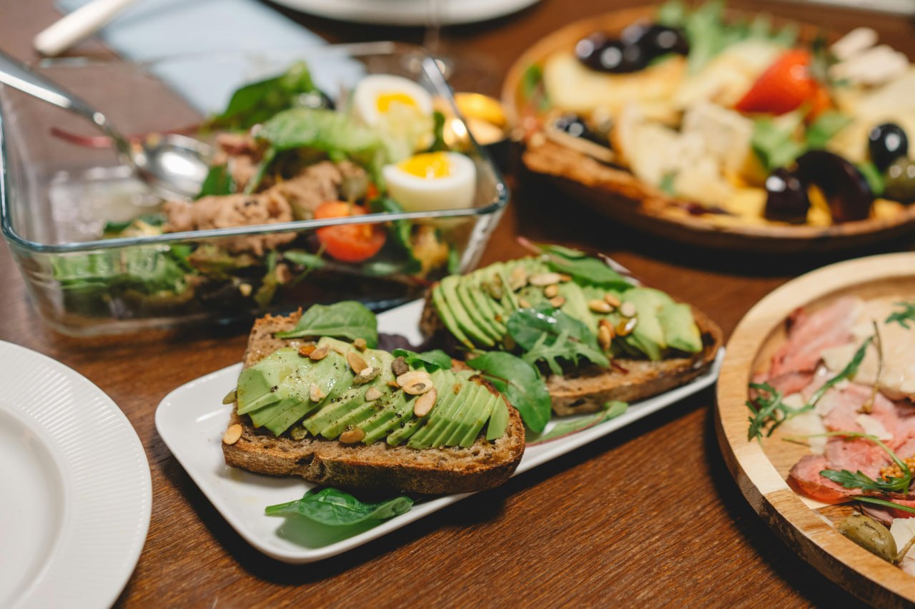 A varied spread of nutritious meals — proof that elimination diets don't have to be boring